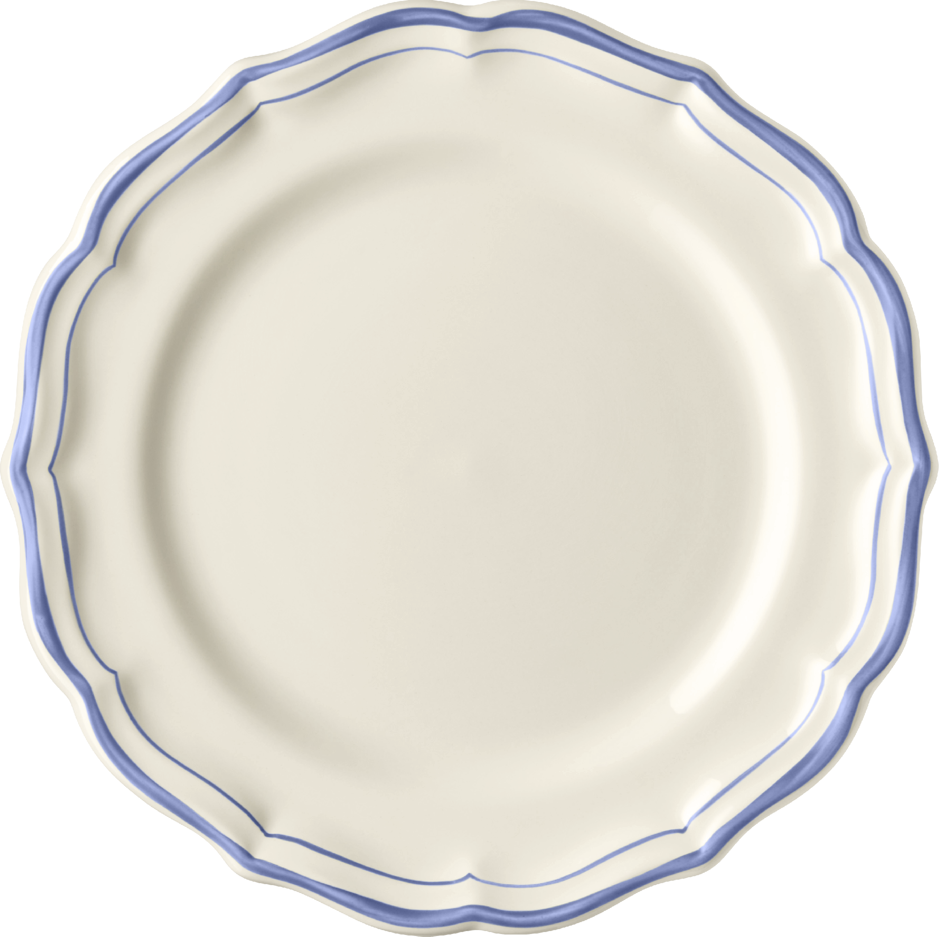 Gien Filets Bleu Dessert Plates Set of 4