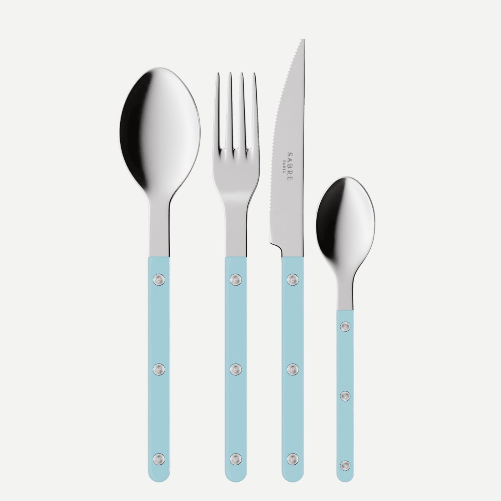 Sabre Paris Bistrot Solid Dinner Fork Pastel blue