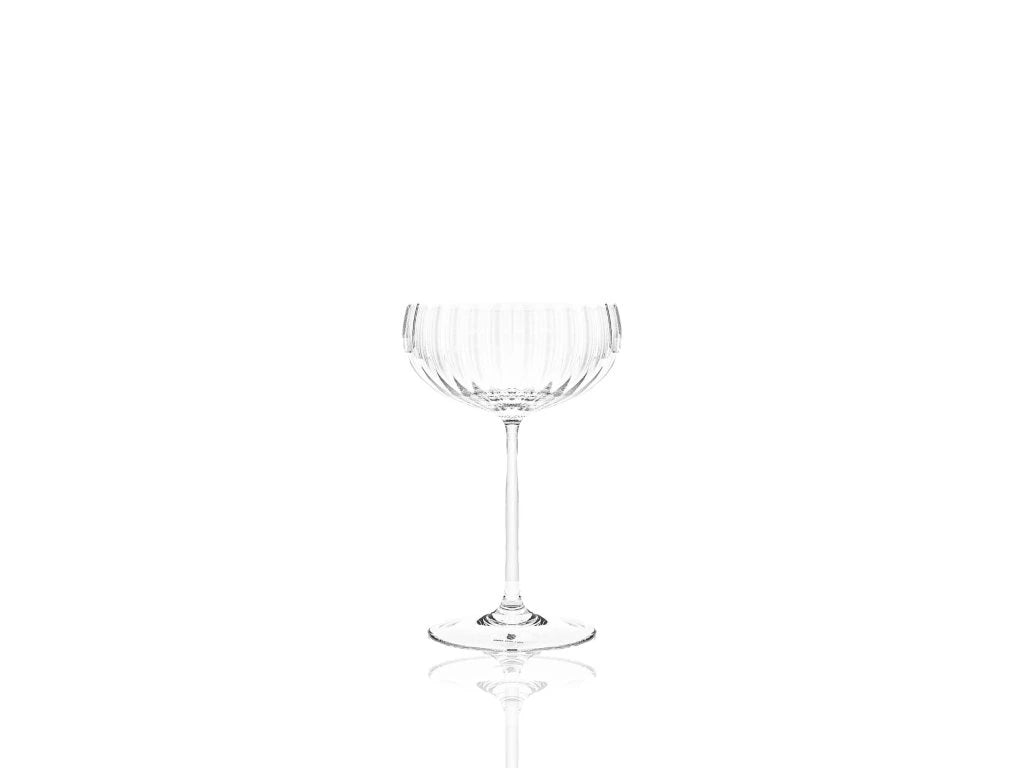Anna von Lipa Lyon Champagne Saucer Crystal (set of 2)