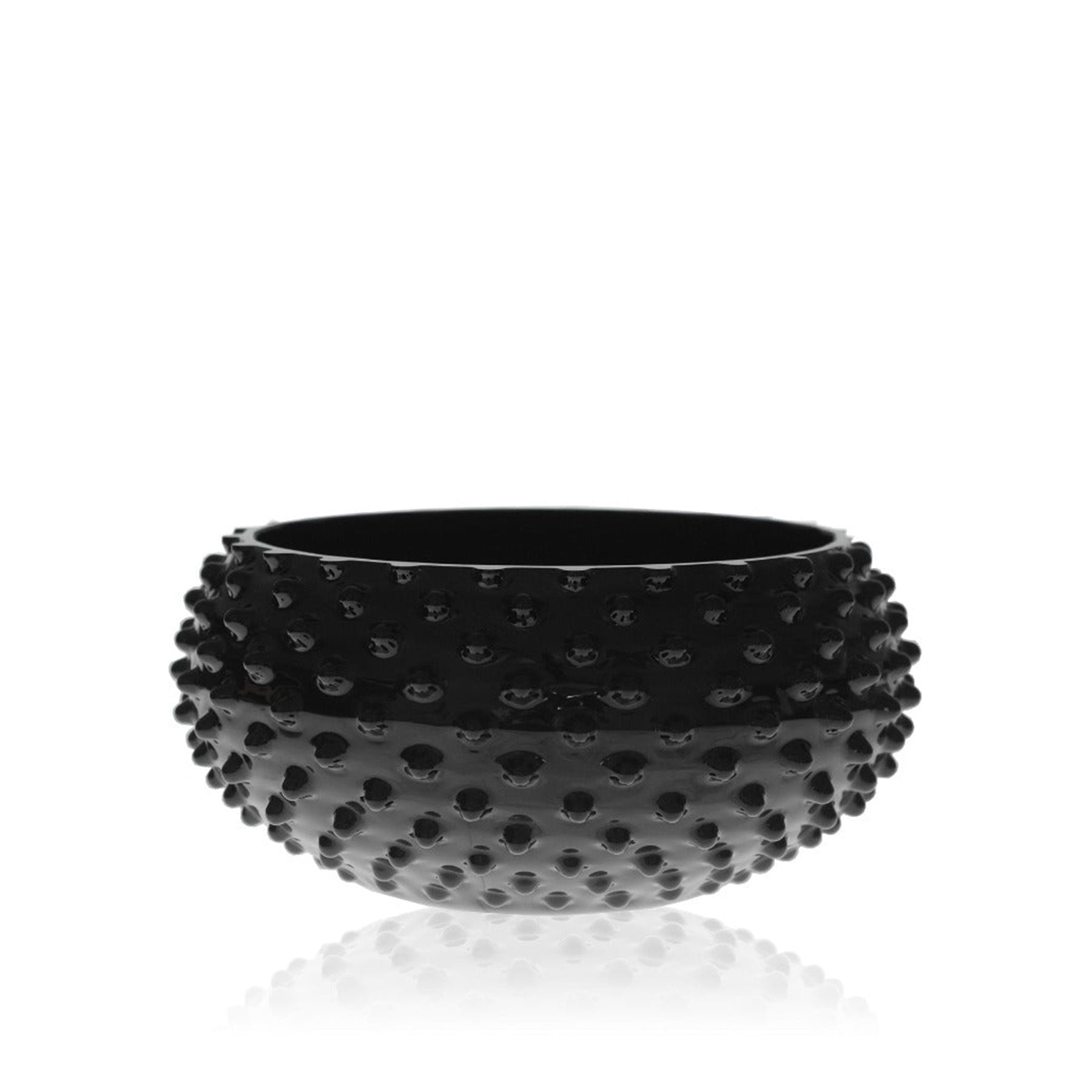 Klimchi Black Hobnail Bowl Large