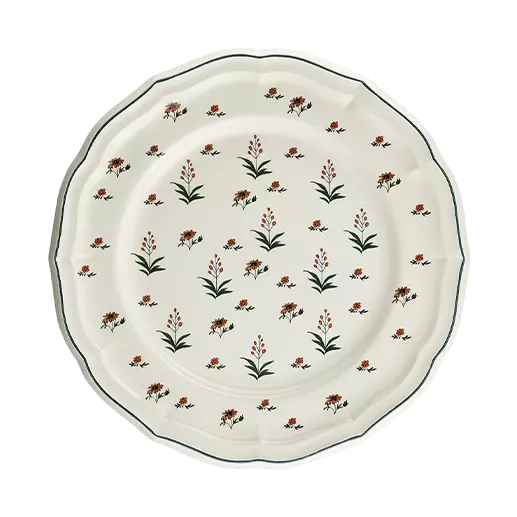 Gien Filets Herbier du Paradis Dinner Plates Set of 4